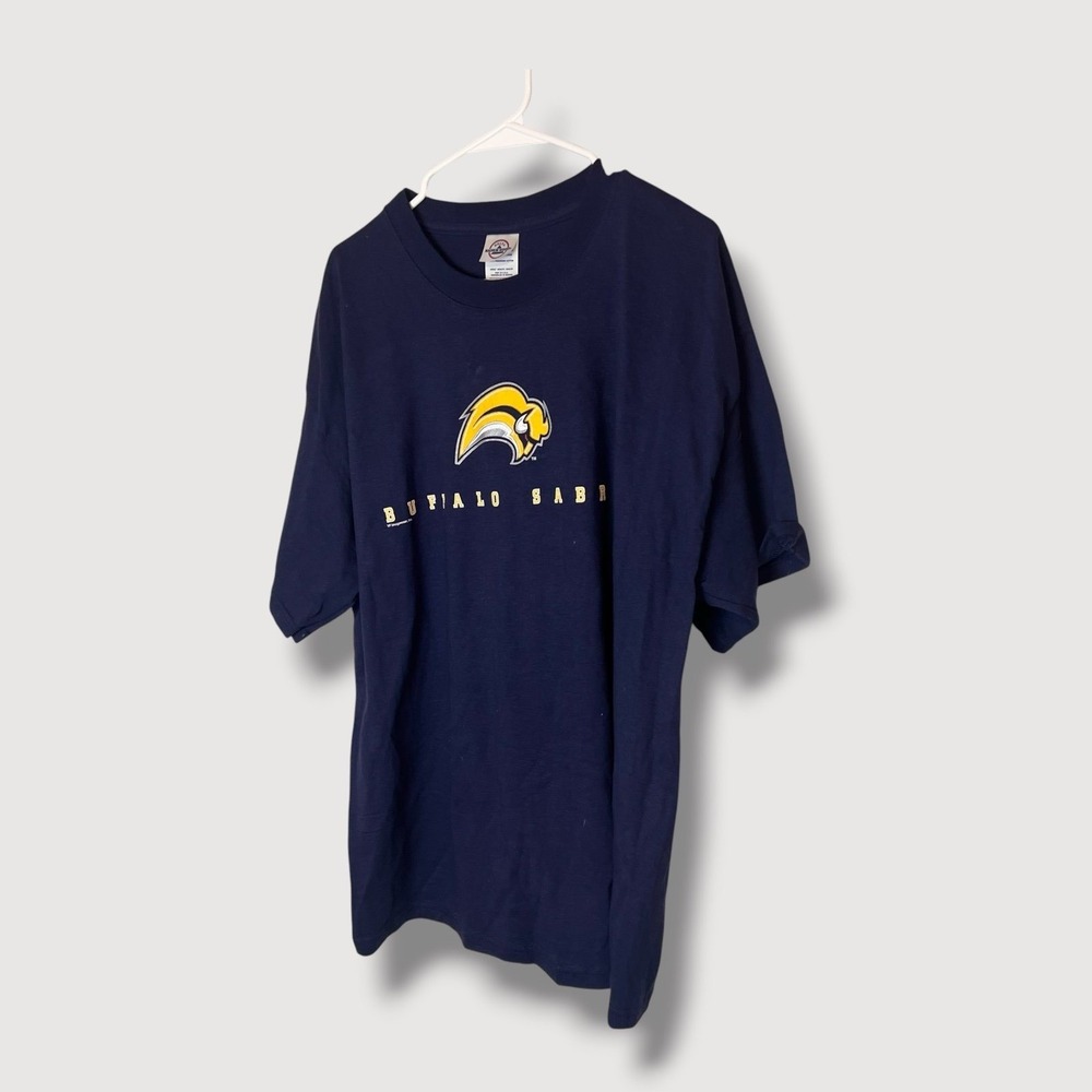 Buffalo Sabres NHL Hockey Mens Blue Tee Shirt Size XL